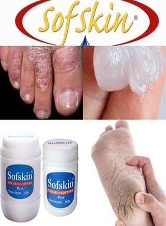 Sofskin White Petroleum jelly IP, 500 gm, No Smell.100% Pure & Safe, pH 5.5, No skin allergy, for - Psoriasis, cracked heels, face & chapped lips, Diaper Rash, Bed sores, Dry Skin, Bruises, small burns - Exp. 5 yrs. Made in India. Export Surplus (See Video) - Image 3