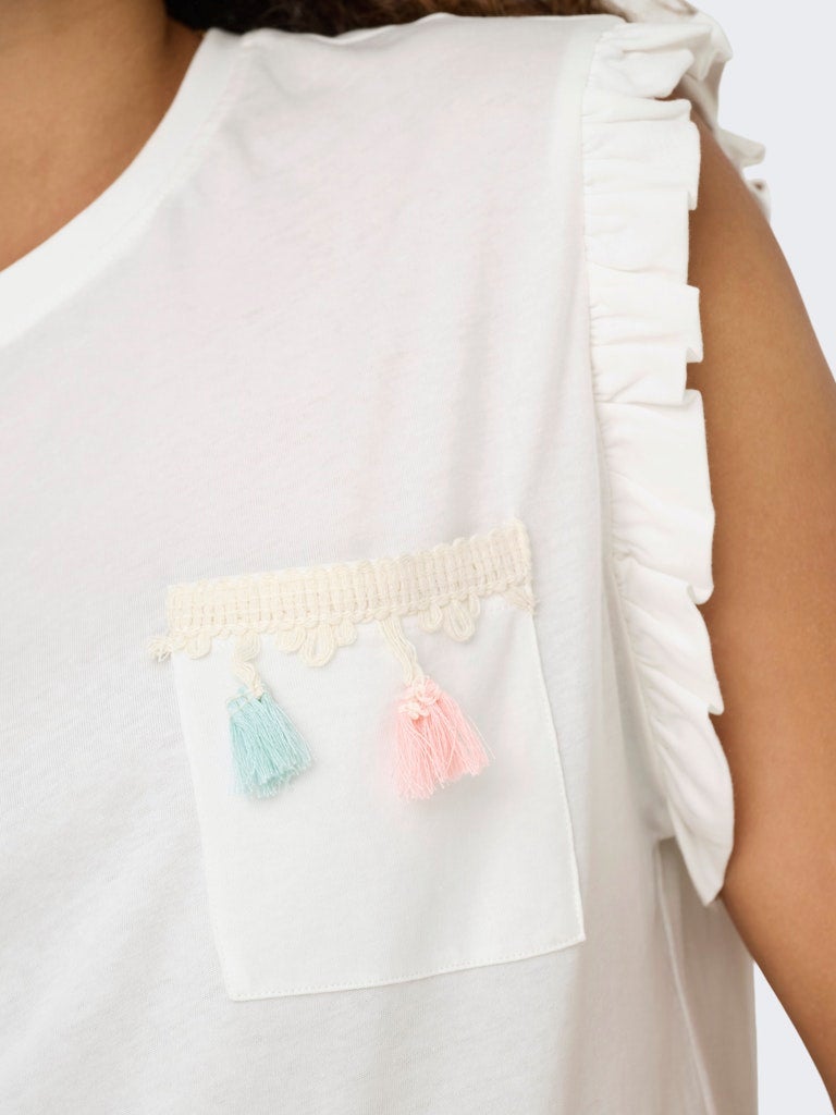 ONLY ONLFILIPPA LIFE S/S DETAIL POCKET TOPJRS - Image 3