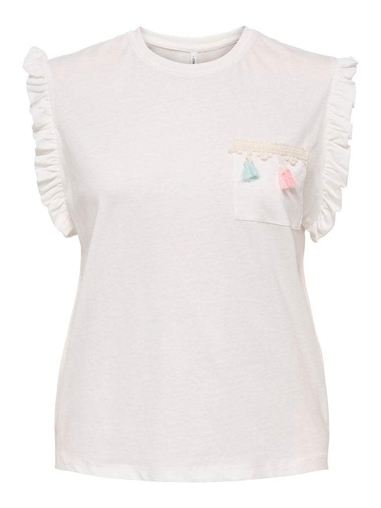 ONLY ONLFILIPPA LIFE S/S DETAIL POCKET TOPJRS - Image 5