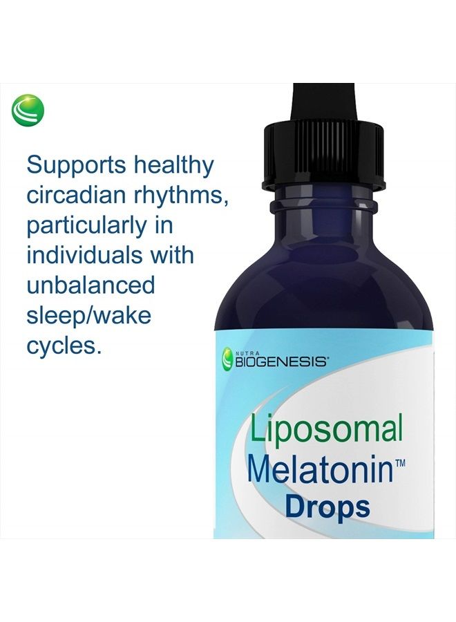 Nutra BioGenesis Liposomal Melatonin - Melatonin and Vitamin B6 for Sleep Support - Liquid, Non-Habit Forming, Gluten Free - 2 Ounce - Image 5