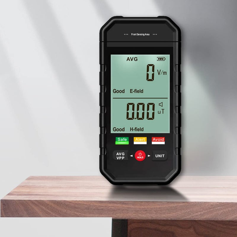 GARVALON Digital EMF Radiation Detector LCD Display Red Screen Alarm Hunting Equipment - Image 4