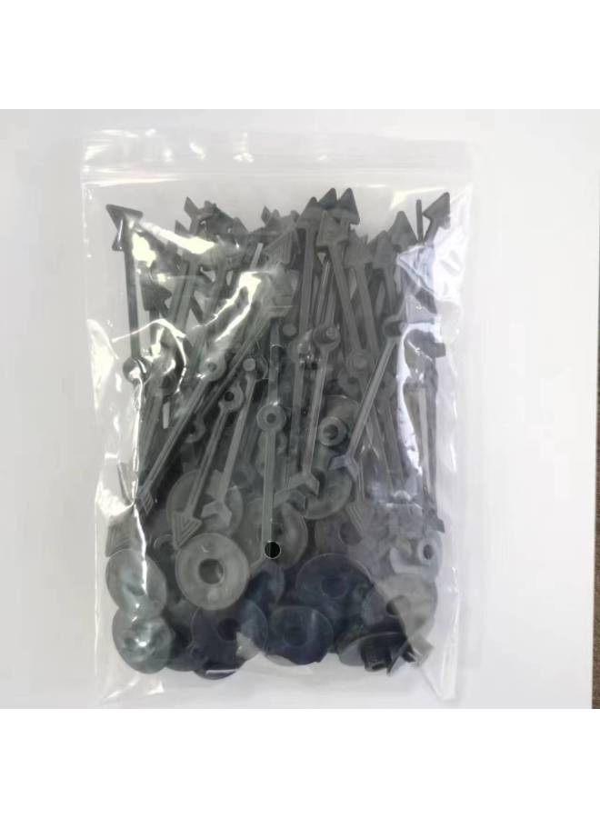 Children's Interactive Game Spinner Chess Pieces Plastic Pointer Tabletop Toy DIY Accessories Visual Intelligence Development-Color:Transparent Black - Image 4