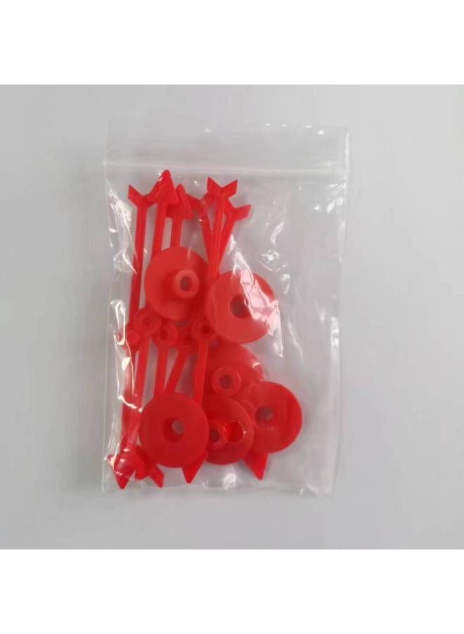 Children's Interactive Game Spinner Chess Pieces Plastic Pointer Tabletop Toy DIY Accessories Visual Intelligence Development-Color:Transparent Black - Image 5