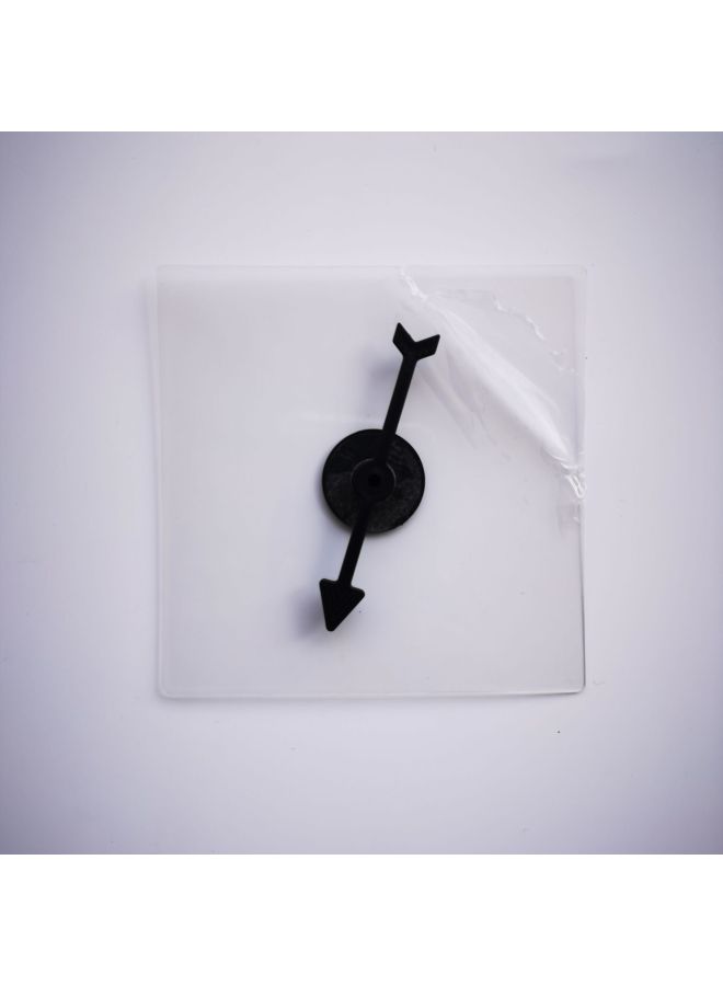 Children's Interactive Game Spinner Chess Pieces Plastic Pointer Tabletop Toy DIY Accessories Visual Intelligence Development-Color:Transparent Black - Image 1