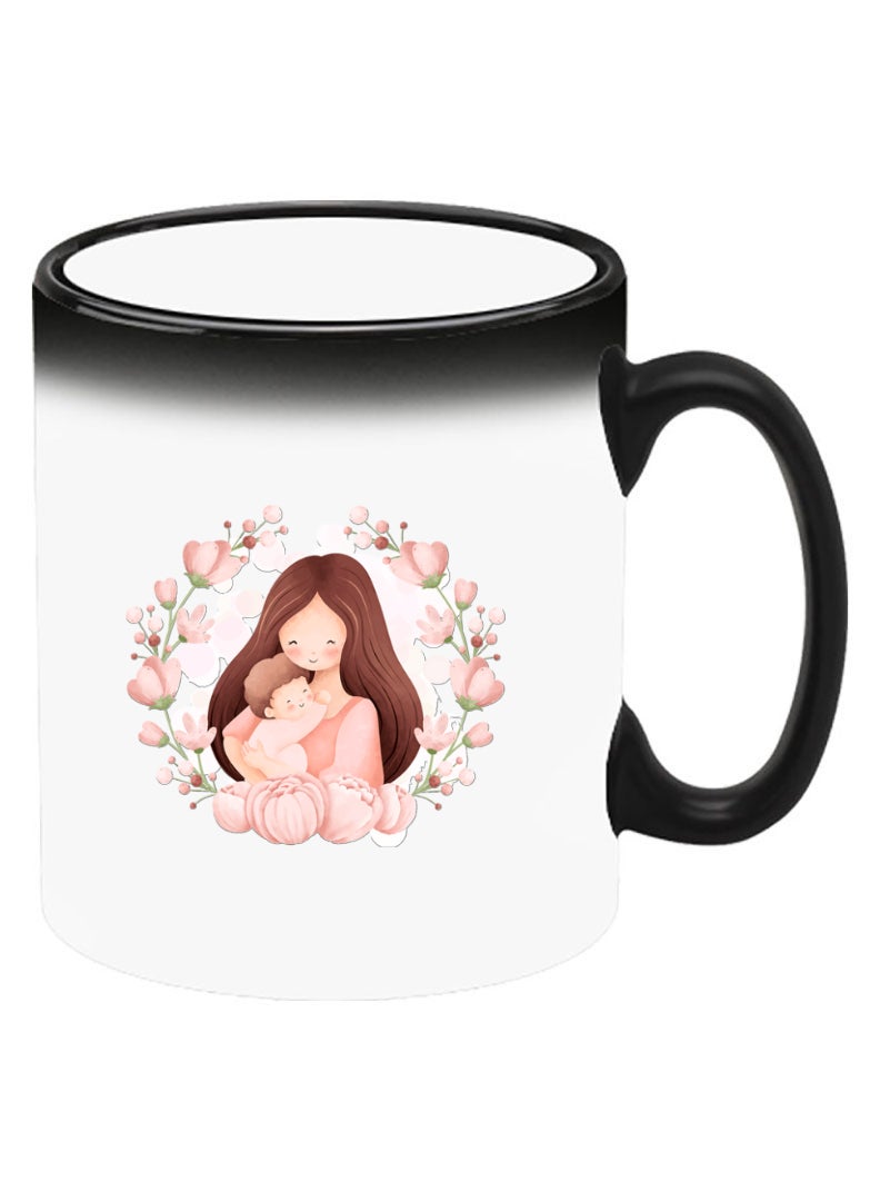 Theodor Color Changing Heat Sensitive Ceramic Mug, Image Revealed When HOT Liquid is Added! Mothers love - Image 2