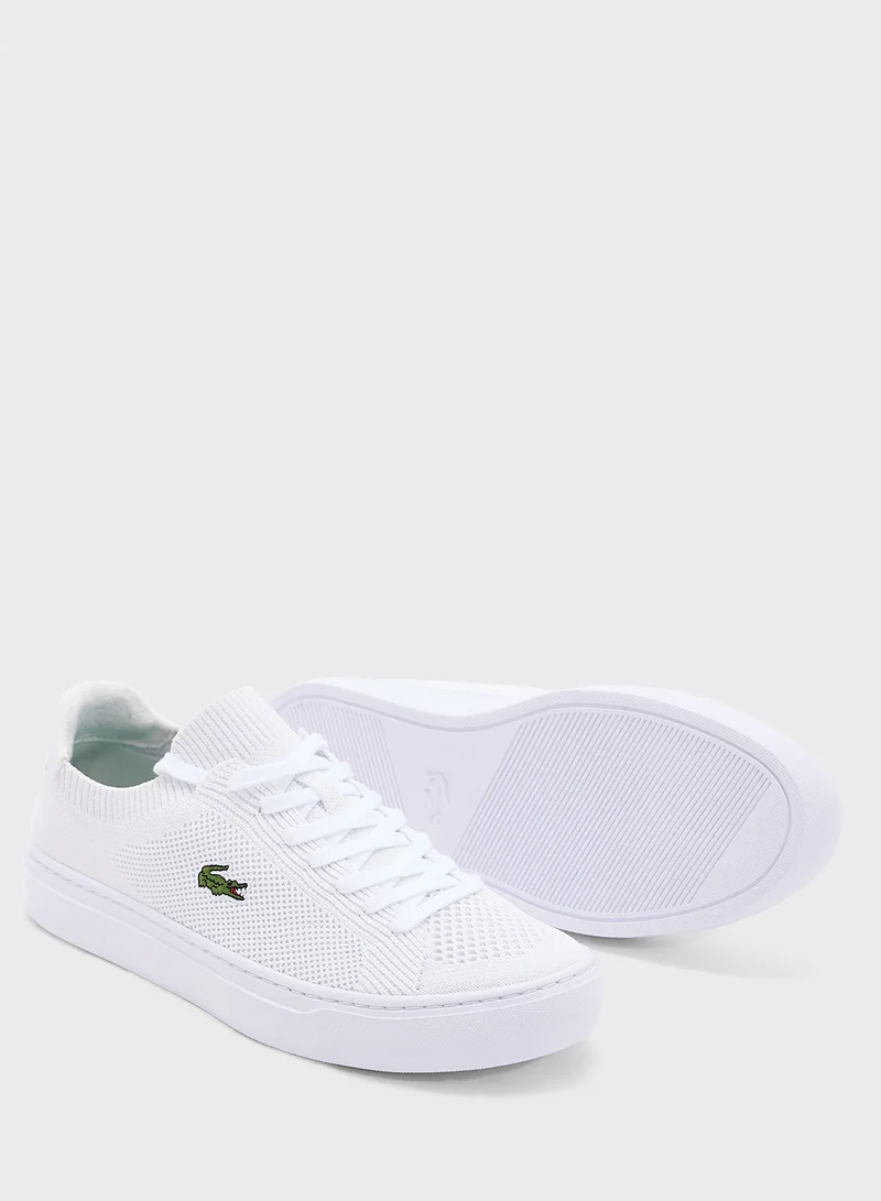 LACOSTE La Pique 2.0 Low Top Lace Up Casual Sneakers