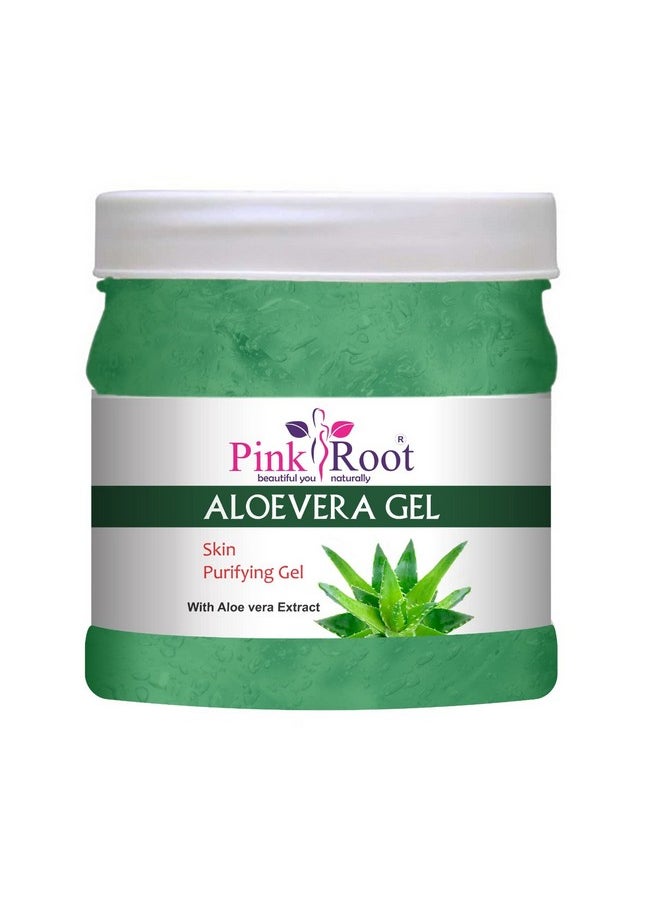 Pink Root - Pink Root Aloe Vera Gel 500gm with Diamond Scrub 500gm - Image 1