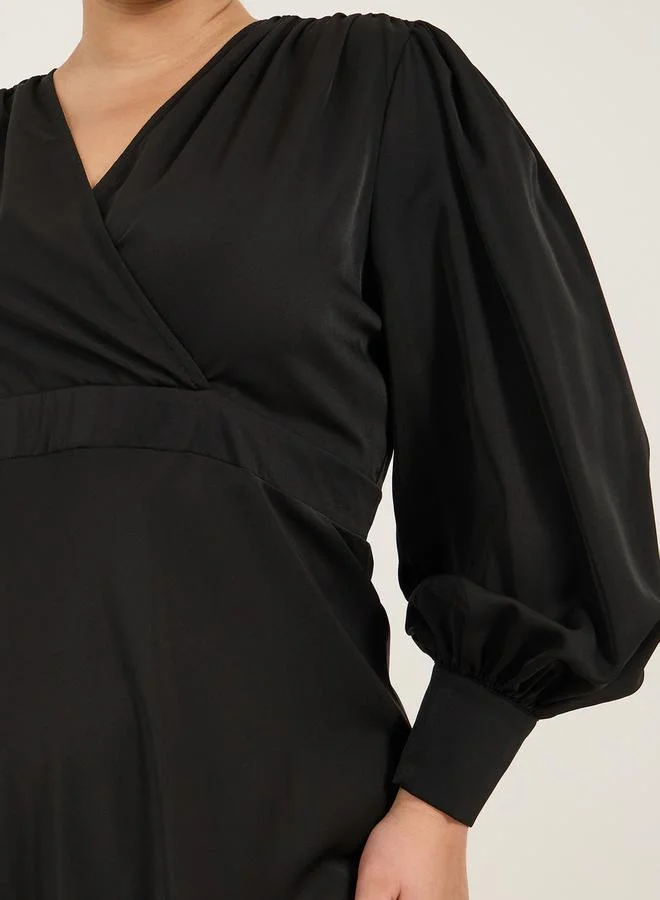 Styli Asymmetric Hem Dress
