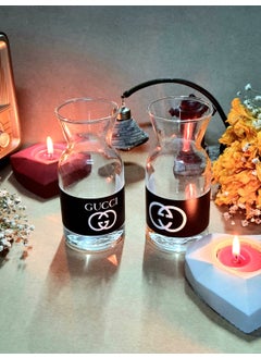 Set of 2 Glass Vase Gucci Black Set Decorative Mini Vase 195 cc - pzsku/ZF7906CADB75102D2BE86Z/45/_/1731142005/bbfbbda2-bd72-4934-98f0-b88b2c25e779