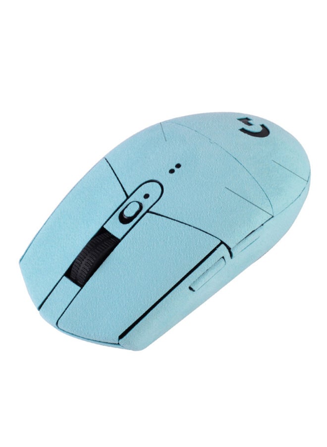 Applicable To Logitech G102G304GPRO Mouse Sticker Suede Feel Sticker G302 Non-slip Sweat-absorbing Sticker Protective Film-Color:(Half Pack) G102 G304 GPRO-Tifu Green