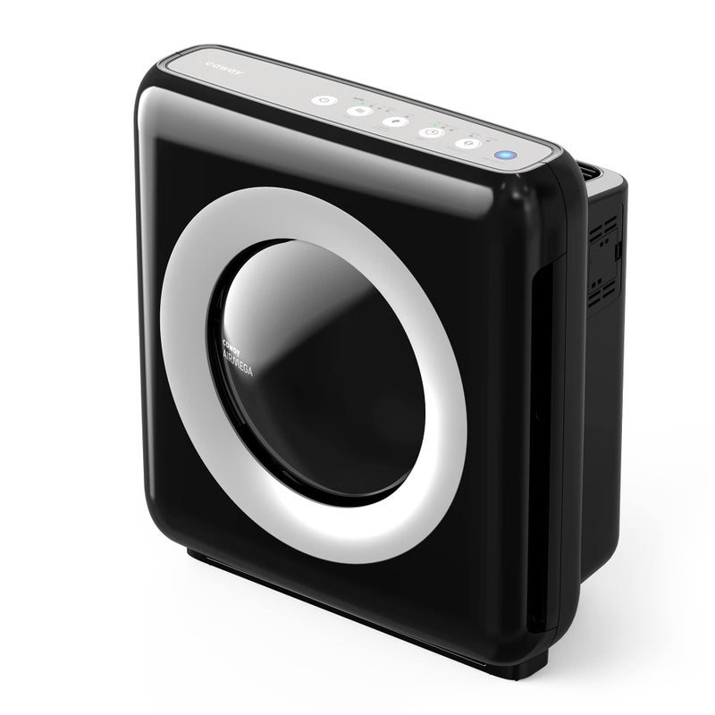 Coway AP1512HH Mighty Air Purifier with True HEPA and Eco Mode blacksilver 168 x 183 x 96