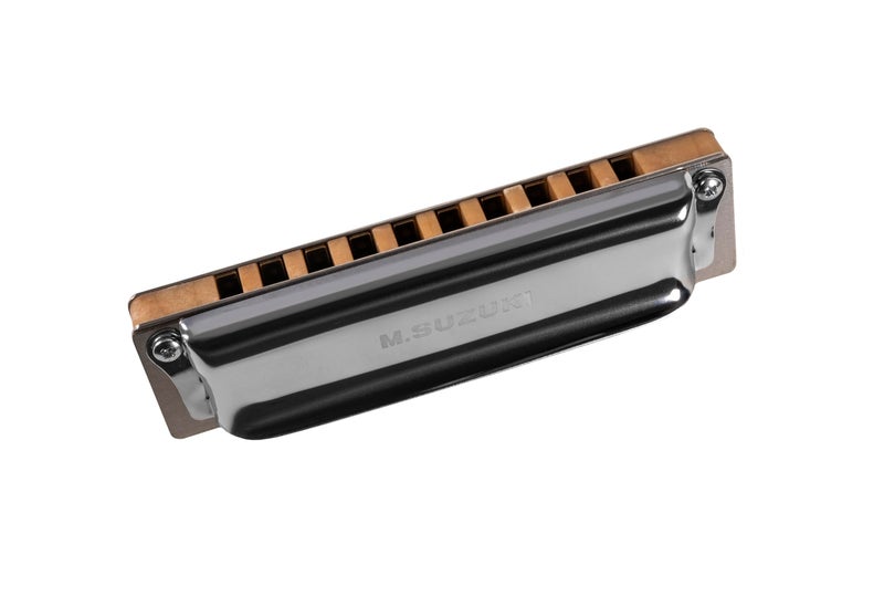 SUZUKI Harmonica, Silver Manji-A - Image 4