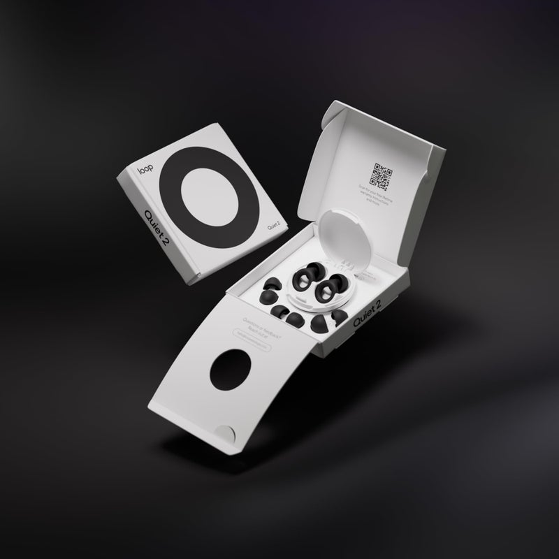 Loop Quiet 2 Ear Plugs â€“ Ultra-Comfy Reusable 24dB (SNR) Noise-Reducing Earplugs for Sleep, Deep Focus, Travel, Noise Sensitivity, Flexible Hearing Protection, Customizable Fit - Image 3