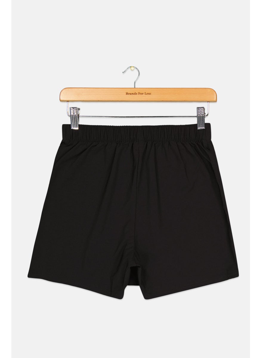 PUMA Kids Girl Brand Logo Training Shorts, Black  - Image 2