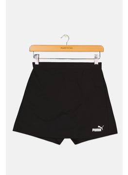 PUMA Kids Girl Brand Logo Training Shorts, Black  - Image 1