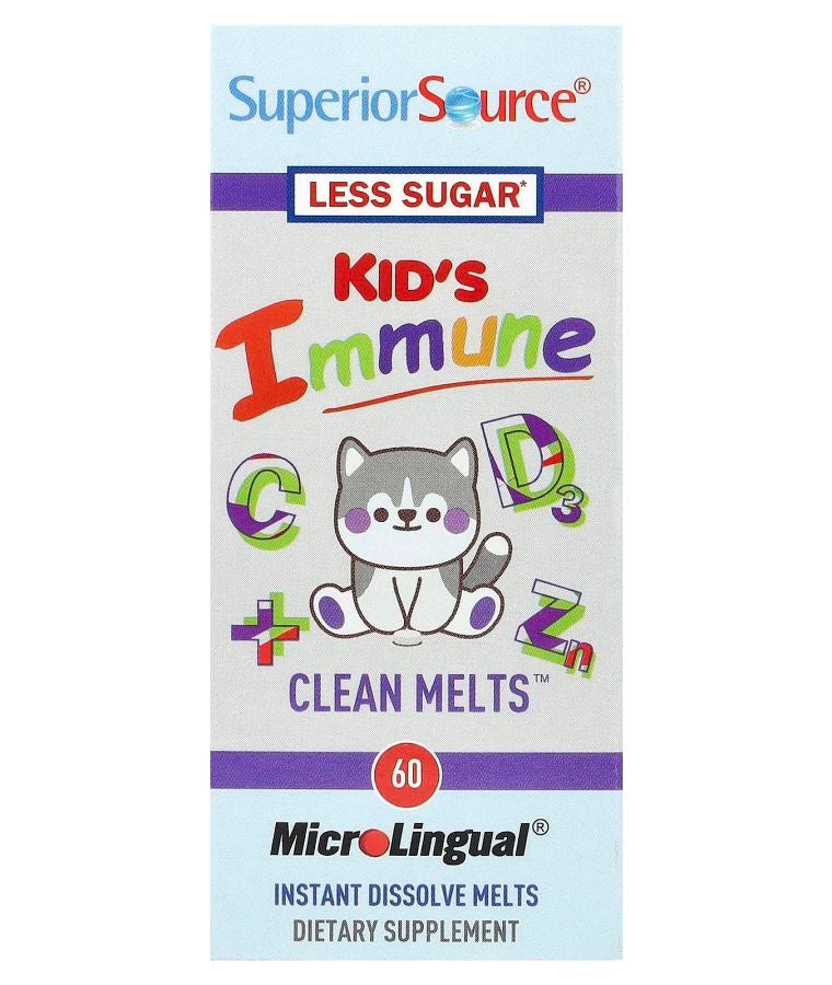 Superior Source Kid's Immune Clean Melts™ 60 Instant Dissolve Melts