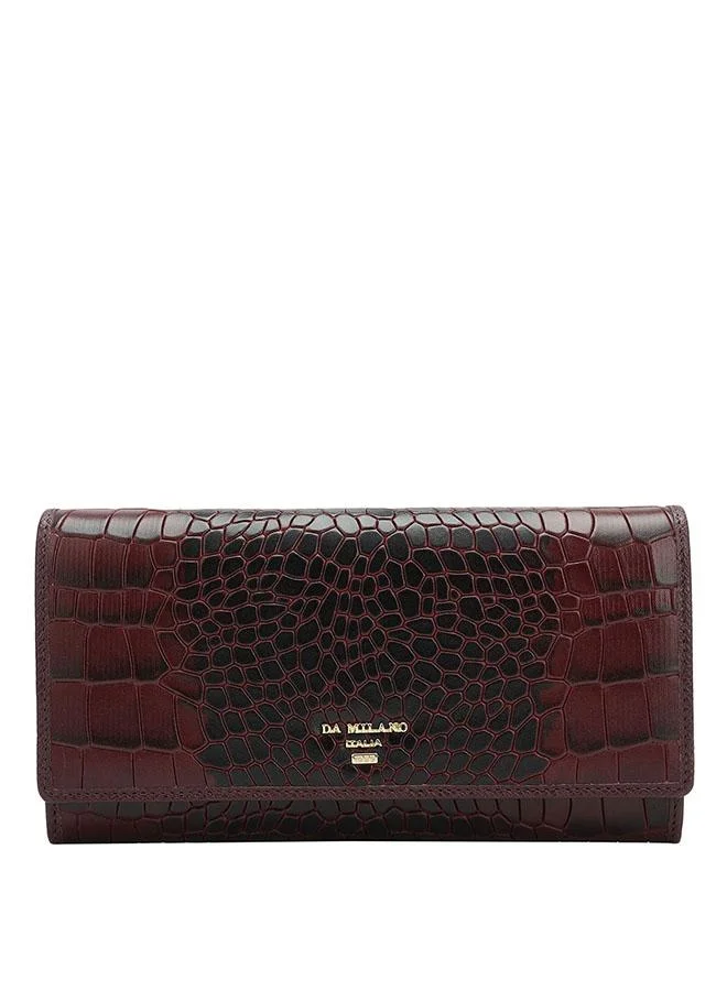 Genuine Leather Red Ladies Wallet