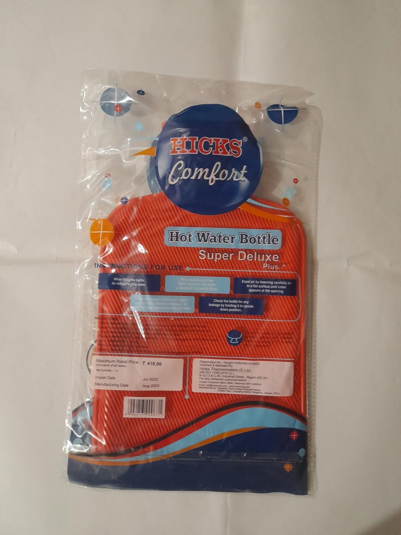 Hicks "Cosy Comfort Hot Water Bags for Soothing Heat Therapy and Pain Relief" (Combo Set) (Red) - Image 3