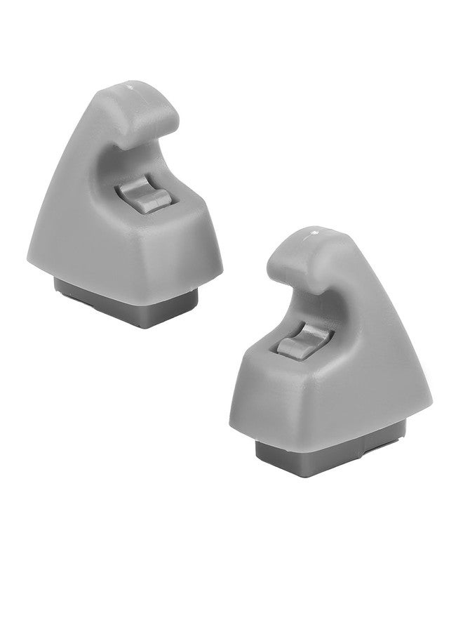 Wevdn 2 PCS Sun Visor Support Retainer Clip, 95994975 95994976 Sun Visor Hook Clip Bracket Replacement, Sunvisor Holder Hook for Cruze 2011-2016 Verano 2012-2017, Car Accessories (Gray) - Image 1
