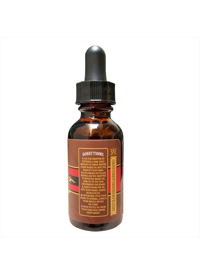 GRAVE BEFORE SHAVE Grave Before Shave Cigar Blend Beard Oil - 1 oz - Image 2