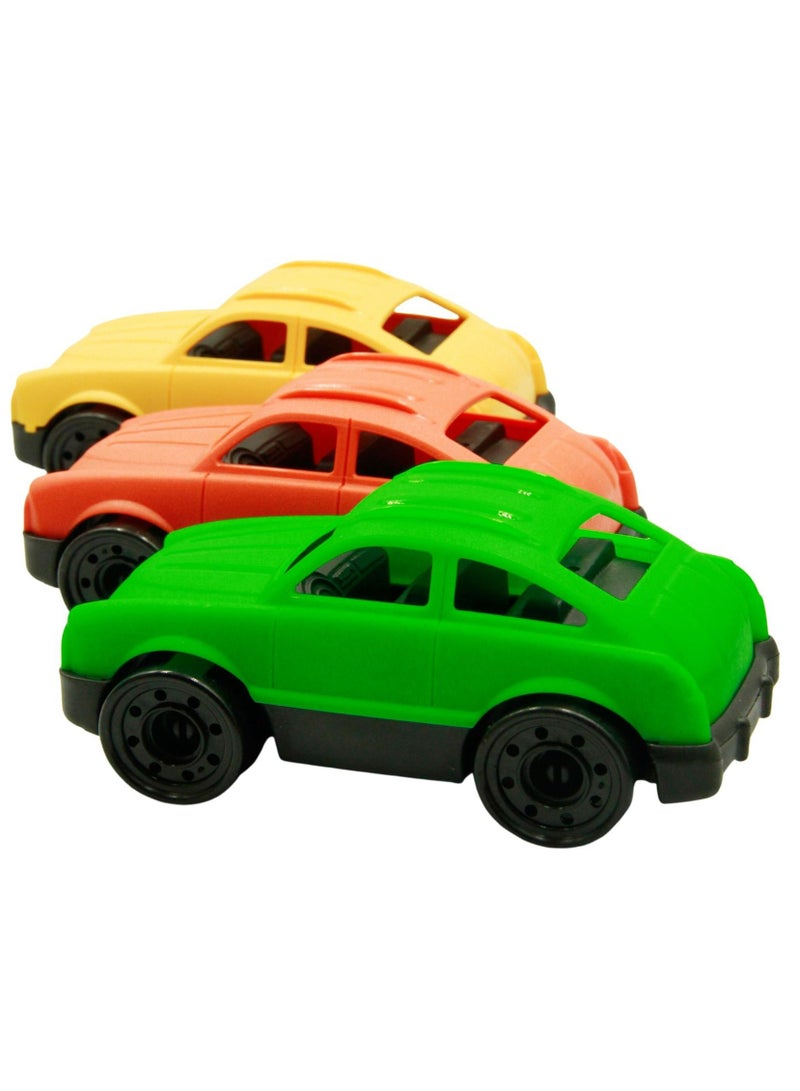 رول أب كيدز لعبة سيارة مكعبات سيارات مجموعة من 3 - Image 1