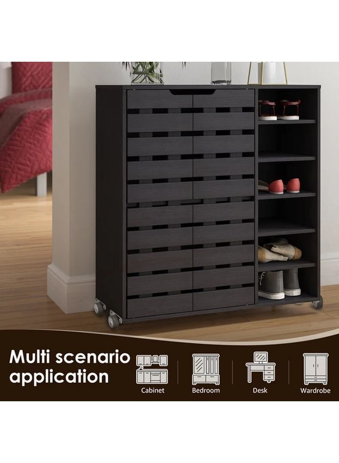 12 قطعة من عجلات الكاستر الصلبة من سبائك الألومنيوم البنية محامل كروية صامتة بحركة سلسة - Image 4