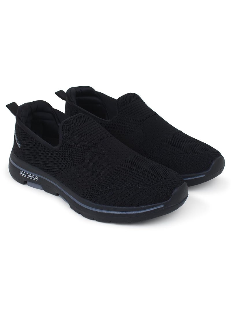 Columbus Men's Plasma Sports Running Shoe (Black/Grey, Numeric_8) - Image 1