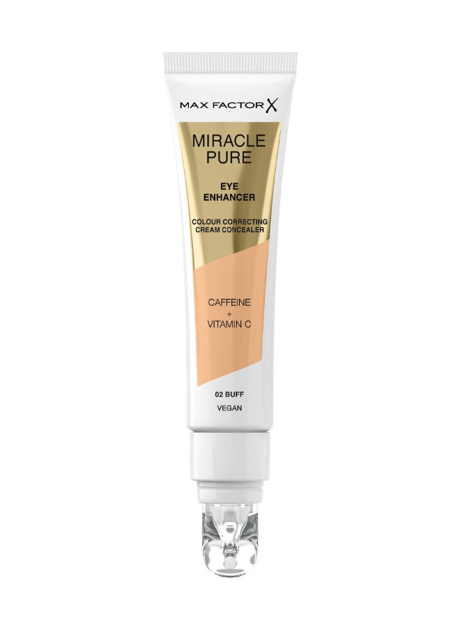 Max Factor Miracle Pure Eye Enhancer - Colour-Correcting Concealer - 02 - Buff, 10ml  - Image 1