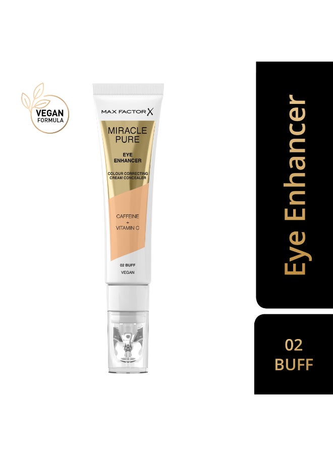 Max Factor Miracle Pure Eye Enhancer - Colour-Correcting Concealer - 02 - Buff, 10ml  - Image 2
