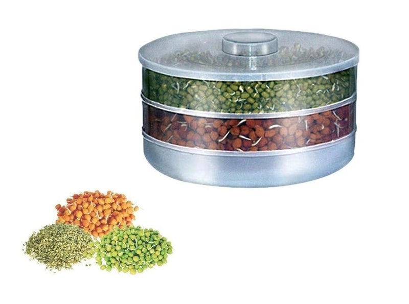 ShopoBox Plastic Sprout Maker - 2 Pieces, Multicolour - Image 4