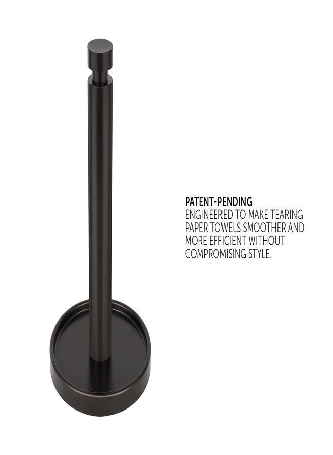 Ivilon Paper Towel Roll Stand - Steady and Easy Tear - Fits All Paper Towel Rolls - Oil Rubbed Bronze - Image 2