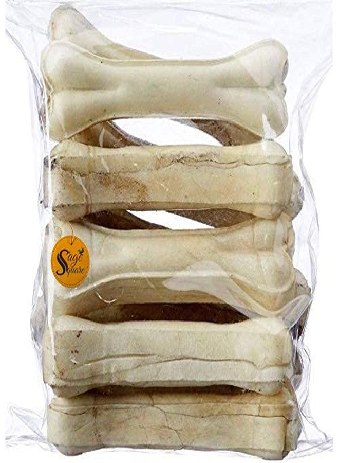 سايج سكوير مكافآت عظمية صحية من جلد البقر الخام من سيج سكوير للعناية بصحة الكلاب في جميع مراحل الحياة، بنكهة الدجاج (8 بوصة، 1 كجم) - Image 1