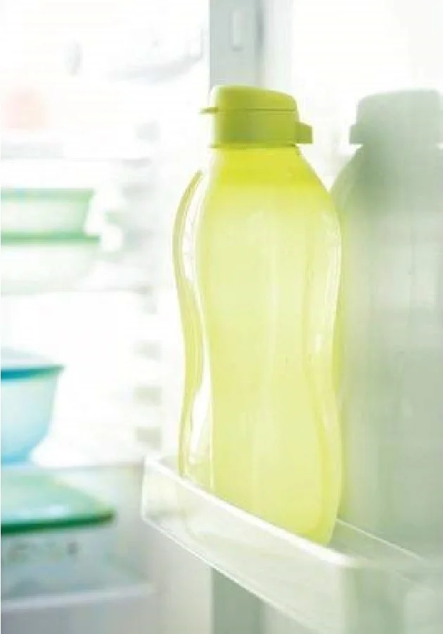 Tupperware Eco Bottle 1.5 Liter Yellow Screw Cap Water Bottle Water Bottle