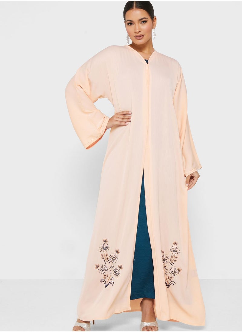 hayas closet Pastel Embellished Abaya  - Image 5