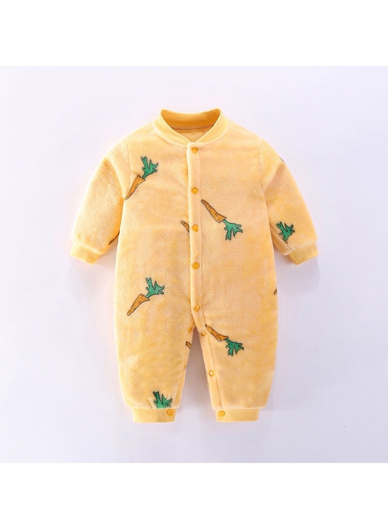 Loquat 0-1-2 Year Old Baby Home Jumpsuit 