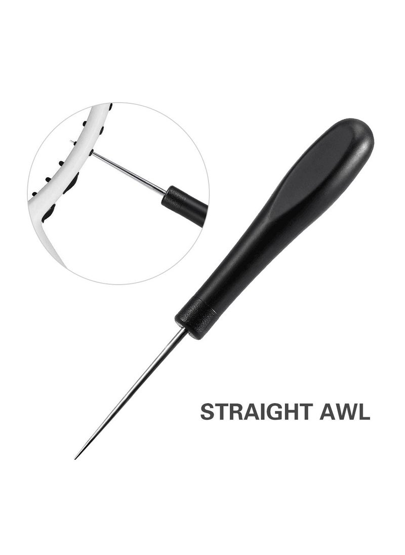 POWERTI - Badminton Racket Stringing Combo Tools with Starting Clamp Stringing Hook Nose Pliers Flying Clamp Straight - Image 1
