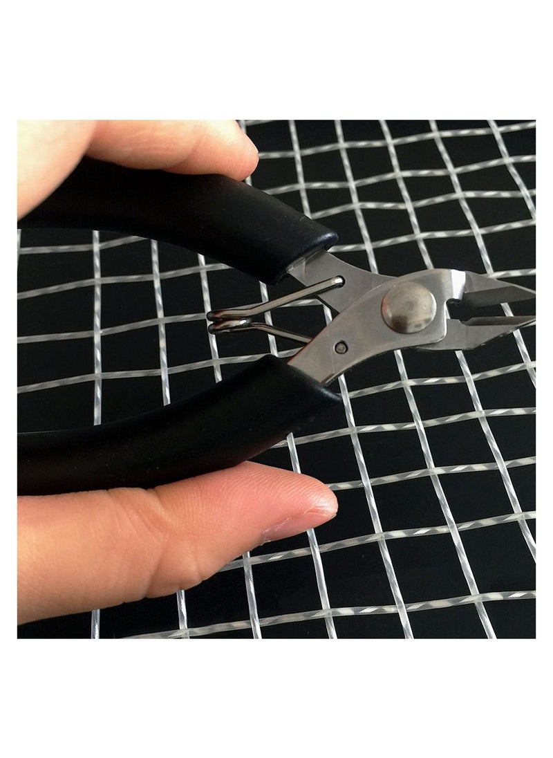 POWERTI - Badminton Racket Stringing Combo Tools with Starting Clamp Stringing Hook Nose Pliers Flying Clamp Straight - Image 1