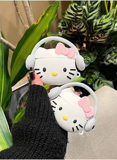 Generic Suitable for Bluetooth Headset AirPods Pro 2nd Generation Protective Case - Hello kitty Protective Case - Silicone anti-fall and Waterproof Case  - Image 2