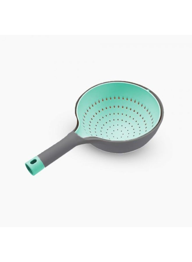 Aksa Kova Double Layer Rotatable Strainer - Baby Blue