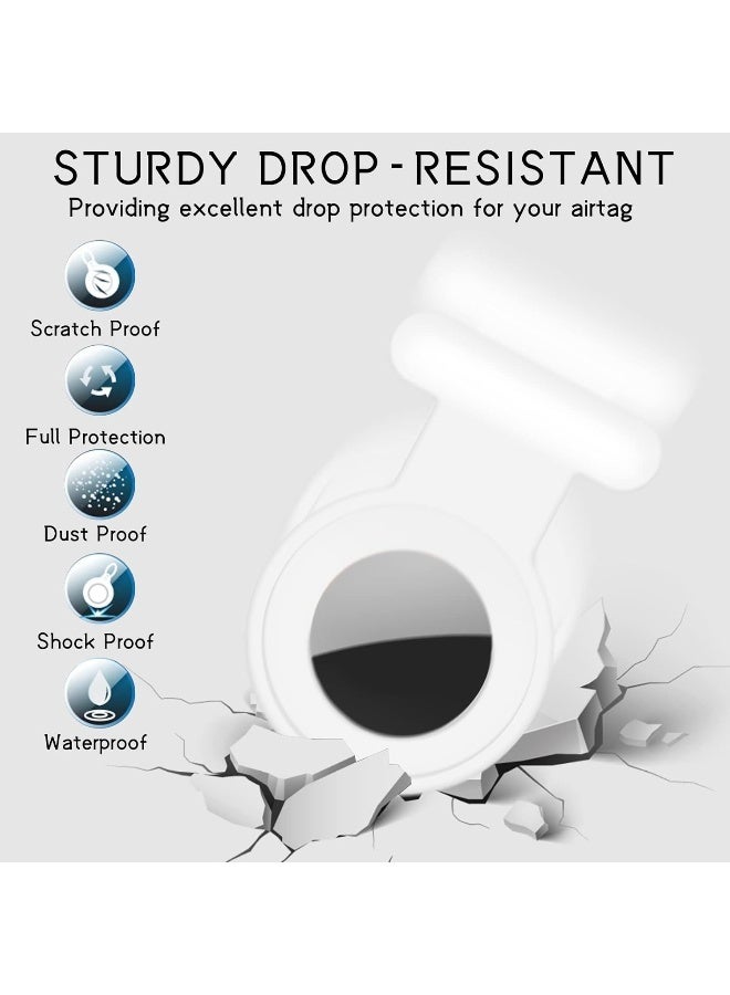 2 Pieces AirTag Holder with Safety, Hidden Wearable AirTag Case with Brooch Clip for Clothes of Kids, Teens, Elder - Image 2