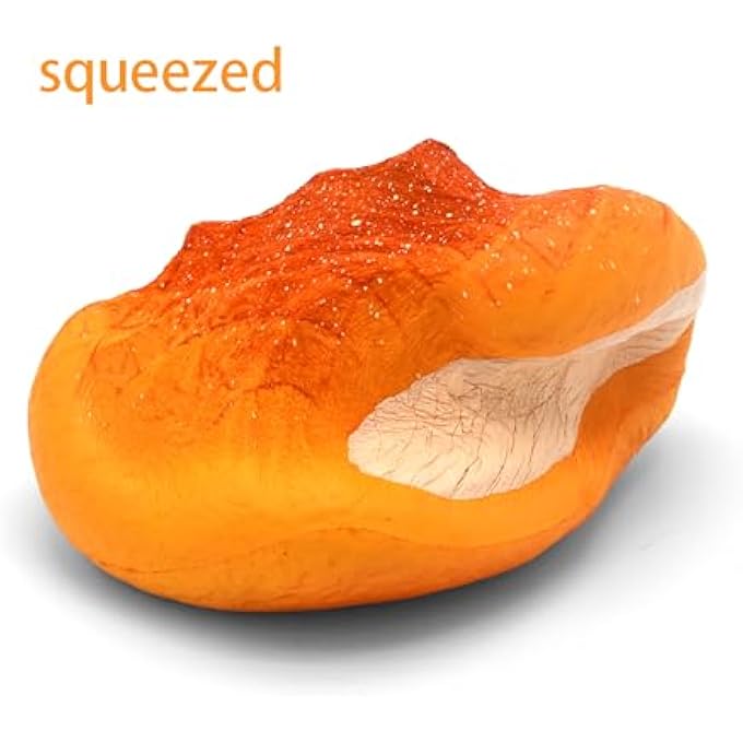 Kiibru Creamy Eggroll Squishy Toys Jumbo Chinese Tradidtional Pastry Squishies Scented Kids Collections (Bread) - Image 4