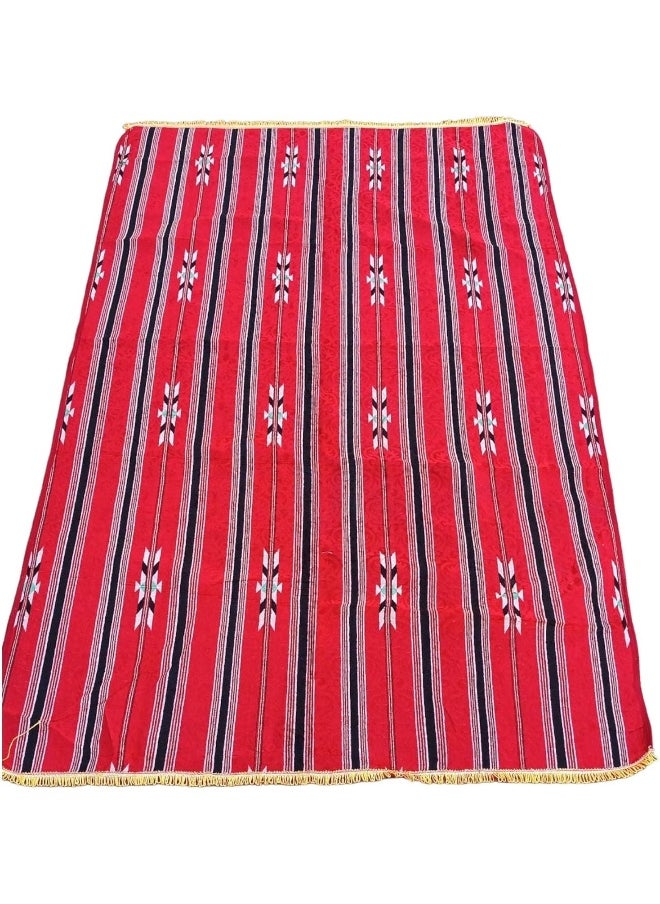 GO2CAMPS Alsaqer Foldable Camping Mat (2 x 2 Mtr) Outdoor Picnic Rug Water Proof | Travel Mat | Sadu Mat | Majlis Mat | Outdoor Camping Mat | Camping Carpet | Beach Mat | Sadu Carpet | Picnic Mat Multicolour  - Image 5