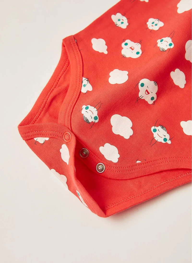 Zippy 5 Bodysuits for Babies 'Clouds', Multicoloured