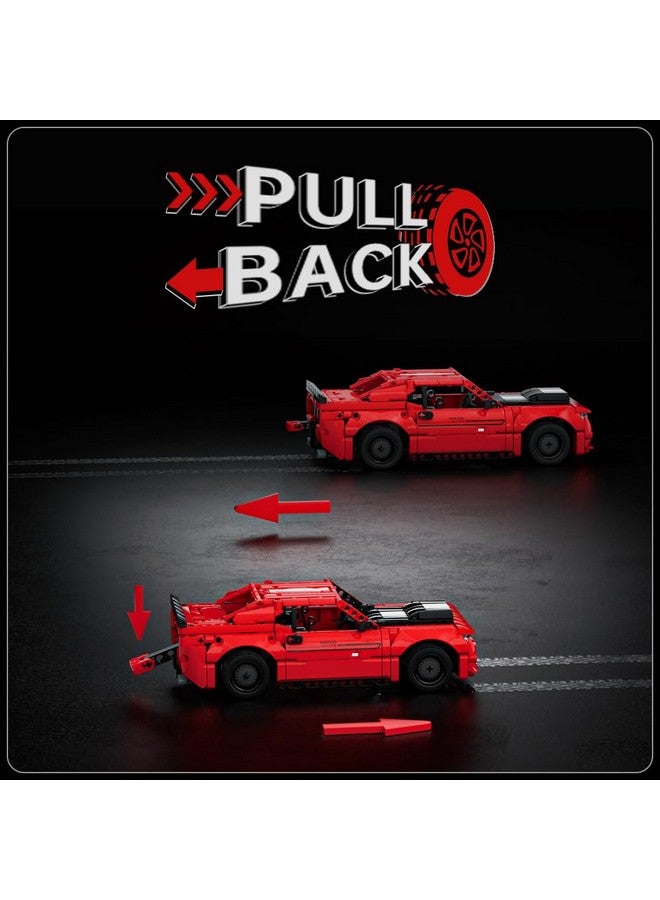 Mould King Pull Back Car Building Kits, Colletible 15080 Super Car Model, Scale Sports Cars Blocks, Speed Champions Cars Toys Sets for Adults and Boys Girls Kids Aged 8+ (738 Pieces) - Image 3