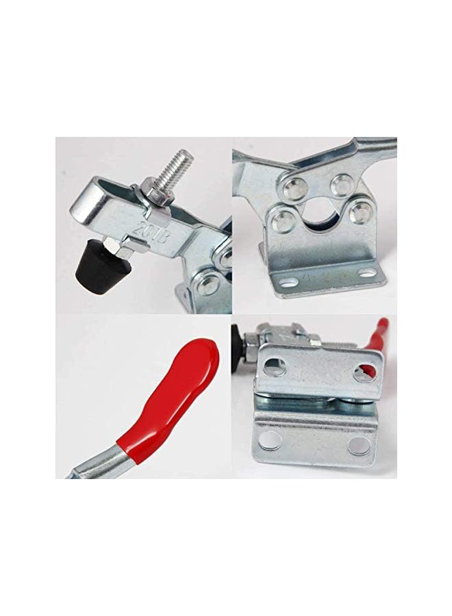 promass 4Pcs Toggle Clamps Holding Capacity Stroke Push Pull Action Hand Tool Light Duty Toggle Clamp Tool - Image 2