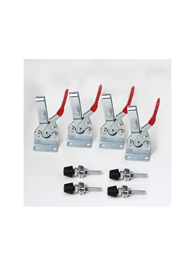 promass 4Pcs Toggle Clamps Holding Capacity Stroke Push Pull Action Hand Tool Light Duty Toggle Clamp Tool - Image 3