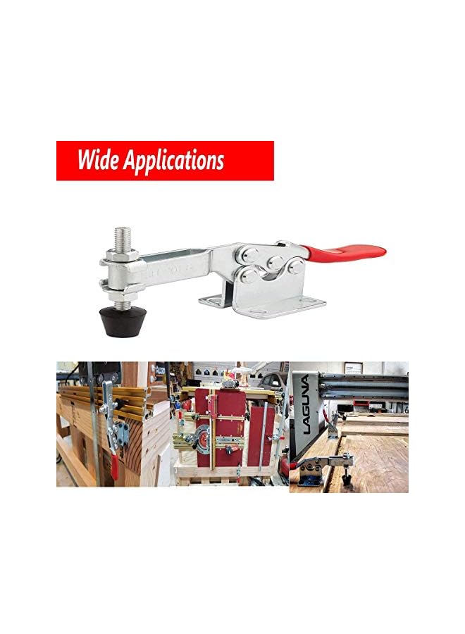 promass 4Pcs Toggle Clamps Holding Capacity Stroke Push Pull Action Hand Tool Light Duty Toggle Clamp Tool - Image 4