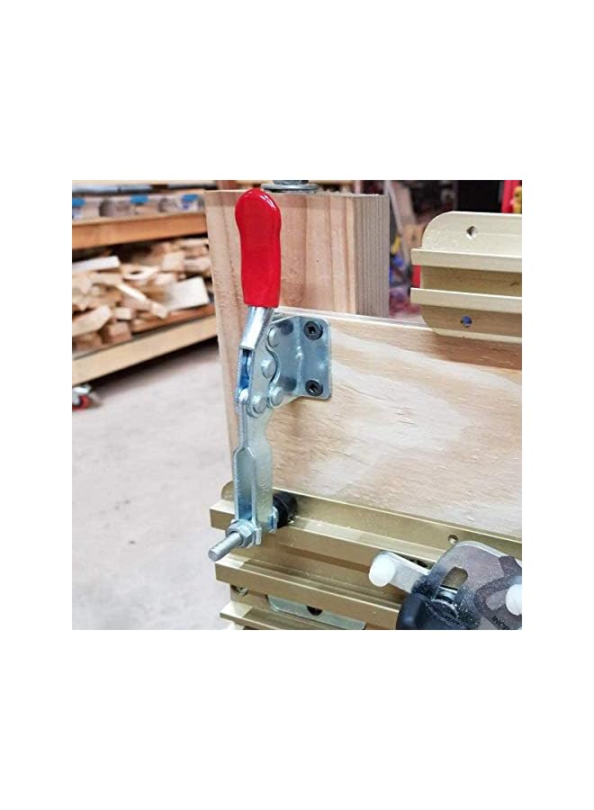 promass 4Pcs Toggle Clamps Holding Capacity Stroke Push Pull Action Hand Tool Light Duty Toggle Clamp Tool - Image 5