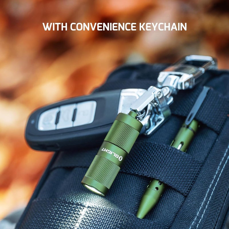 OLIGHT I1R 2 Pro EOS EDC Keychain Torch - 180 Lumens, USB Rechargeable, Compact LED Flashlight (OD Green) - Image 2