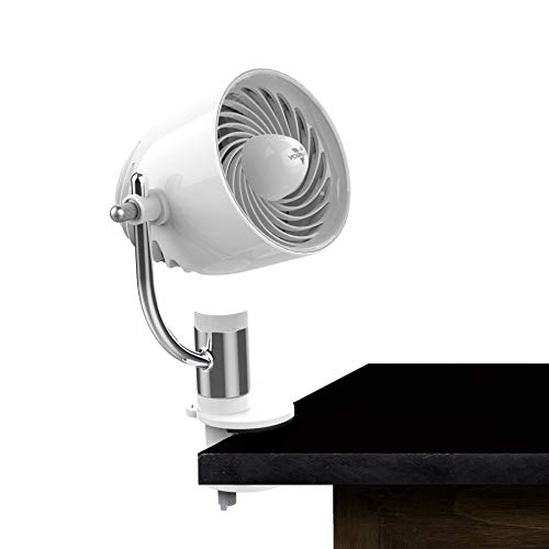 Vornado Pivot Clip Personal Air Circulator Fan with Multi-Surface Clip, Quiet Portable Fan for Office or Bedroom, 3 Speeds, Ice White - Image 1